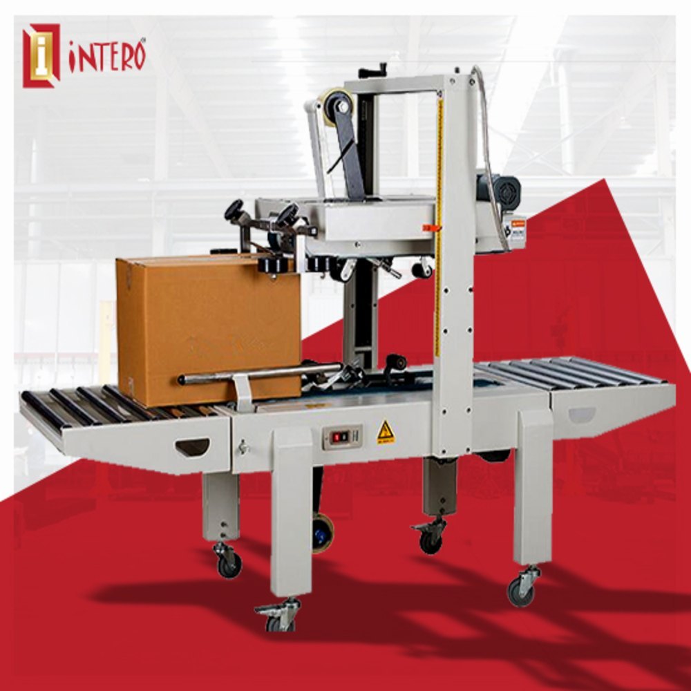 Automatic Random Carton Sealing Machine in Coimbatore INTERO PACTEC INDIA PRIVATE LIMITED