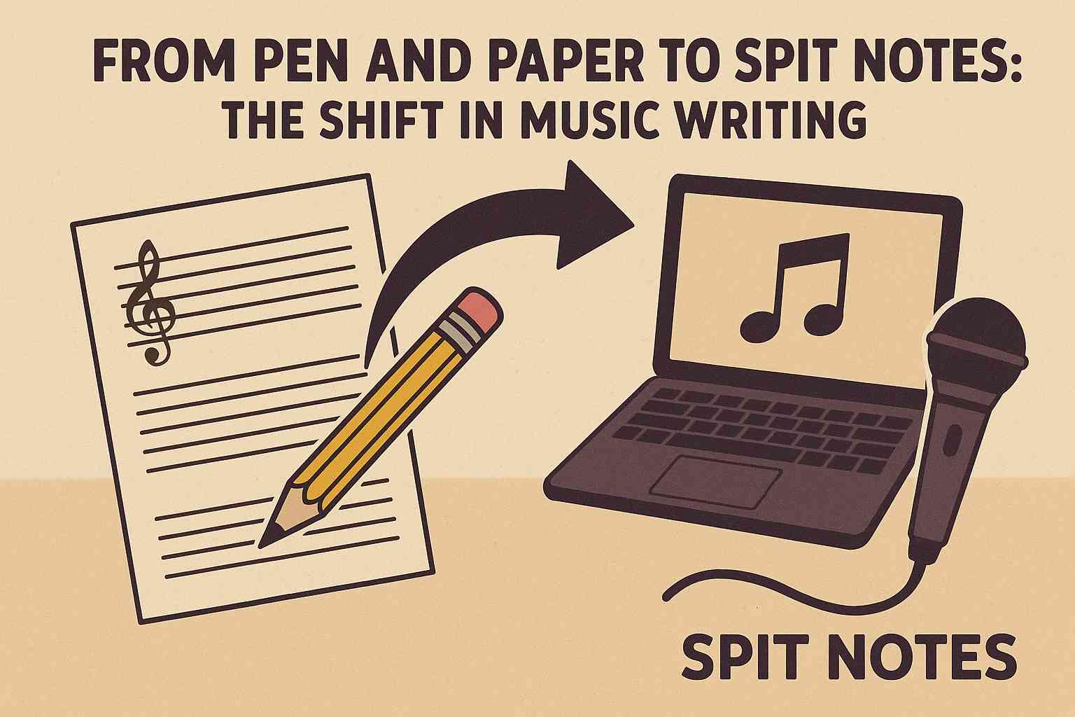 From Pen and Paper to Spit Notes: The Shift in Music Writing