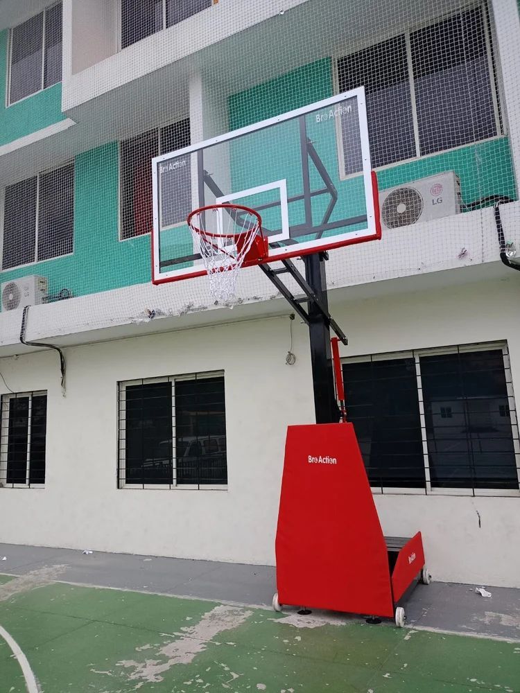 Basketball Pole Height Adjustable in Meerut T.S. Industries