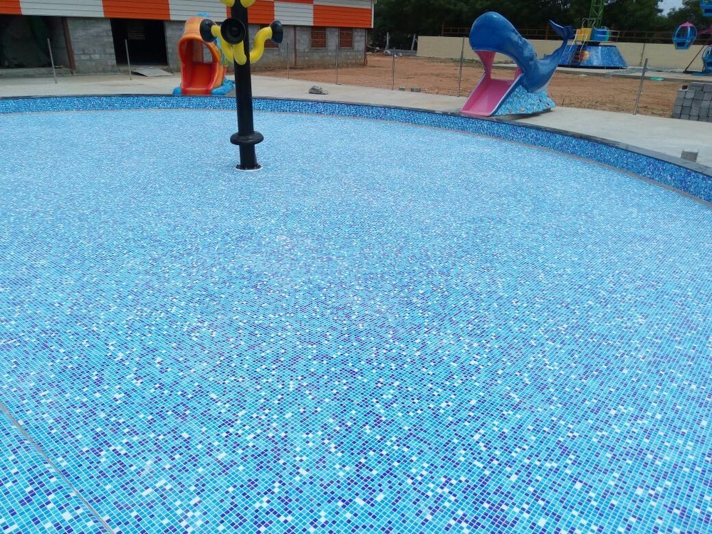 Blue Italia Bonito Laying Tiles, For Swimming Pool Tiling, Thickness 4 mm in Coimbatore