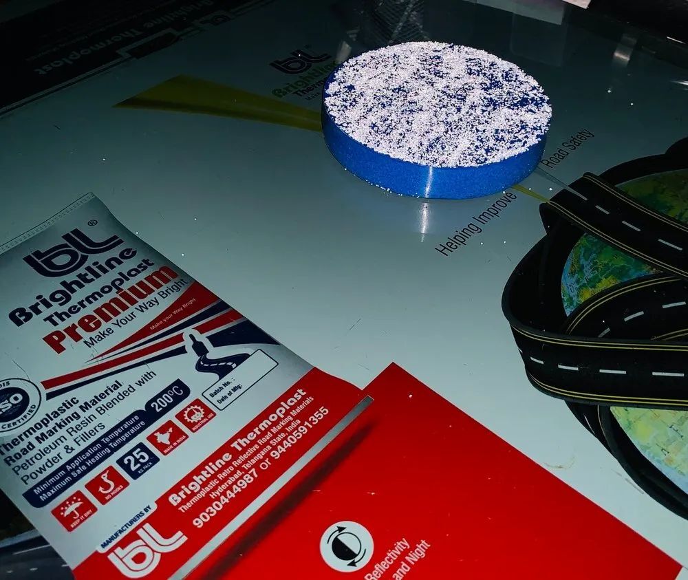 Blue Thermoplastic Road Marking Paint Manufacturer & Seller in