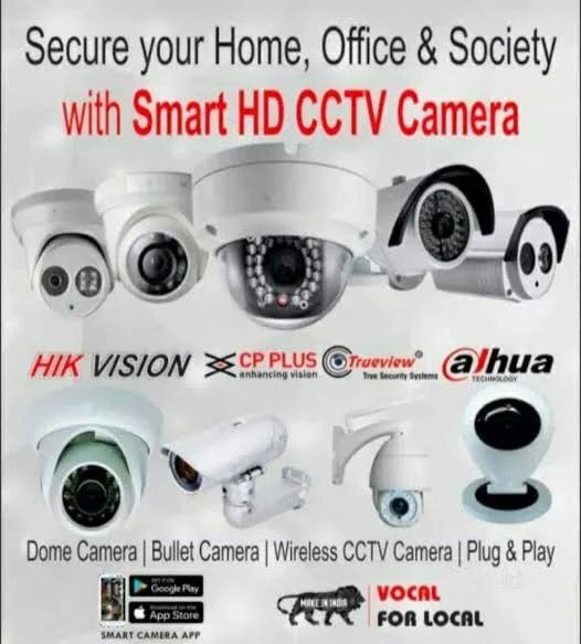 Bullet,Dome Cctv Camera Surveillance System, Camera Range: 15 to 20 m, MP  Price in Latur, Maharashtra – ₹1,000 OWORLD ENTERPRISES