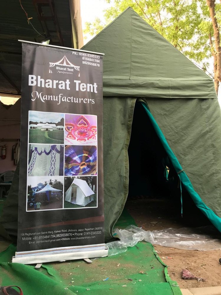Canvas, PVC Pyramid Water Proof Military Tent Price in Jaipur, Rajasthan –  ₹32,000 Bharat Tent Manufacturers