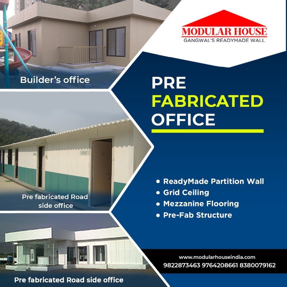 Cement sheet Modular Prefabricated Concrete House in pune Moduler House