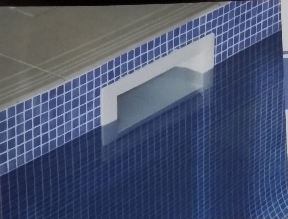 Certikin White Skimmer concrete pools, For Catch Floating Debris in