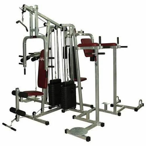 Chest Iron 4 Station Multi Gym Lifeline 2 Weight Stacks, Weight 300LBS