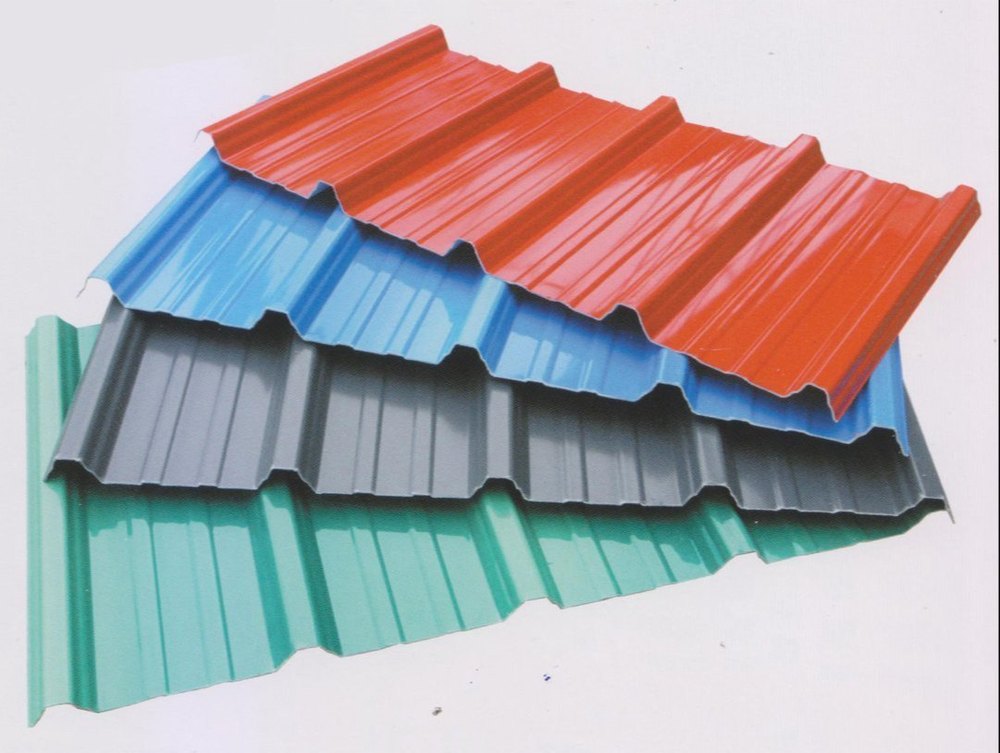 Color Coated Hot Rolled Upvc Roofing Sheet, Thickness Of Sheet 4.8 mm in Pune Peb Surya Infra