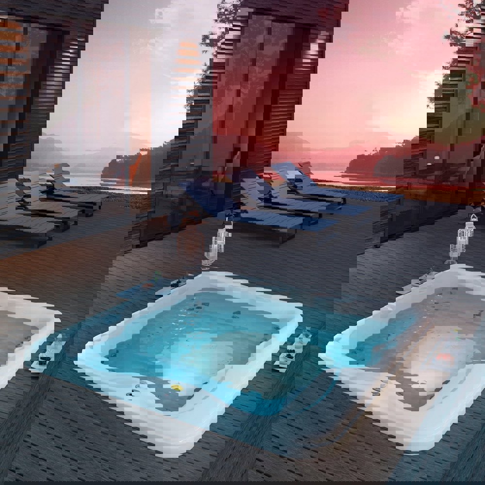 Concrete Jacuzzi Pool, For Hotels/Resorts,House, Dimension 10x10x3.50