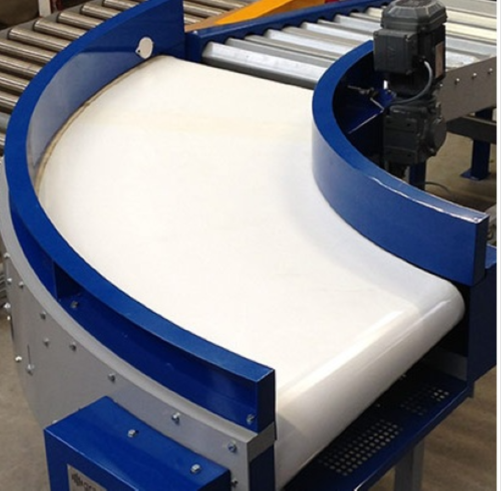 Curved Belt Conveyor, Load Capacity 201 500 kg, Capacity Up to 50