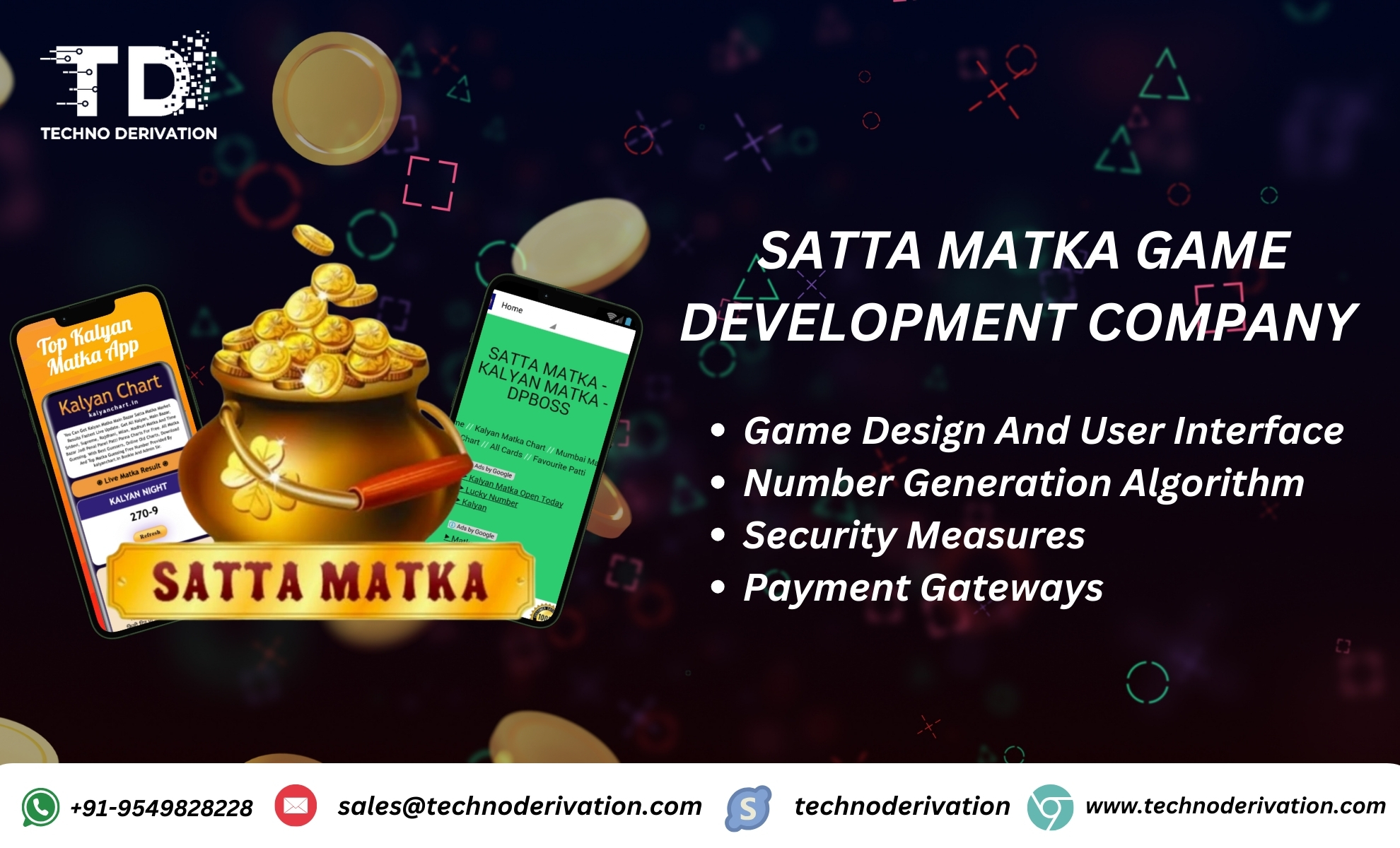 how to develop a satta matka game in india