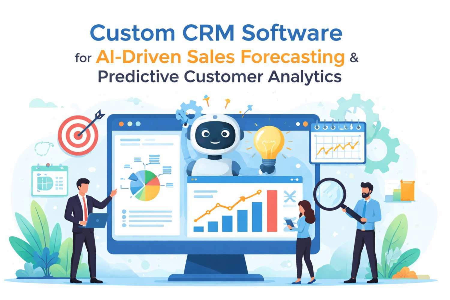 Custom CRM Software for AI-Driven Sales Forecasting and Predictive Customer Analytics