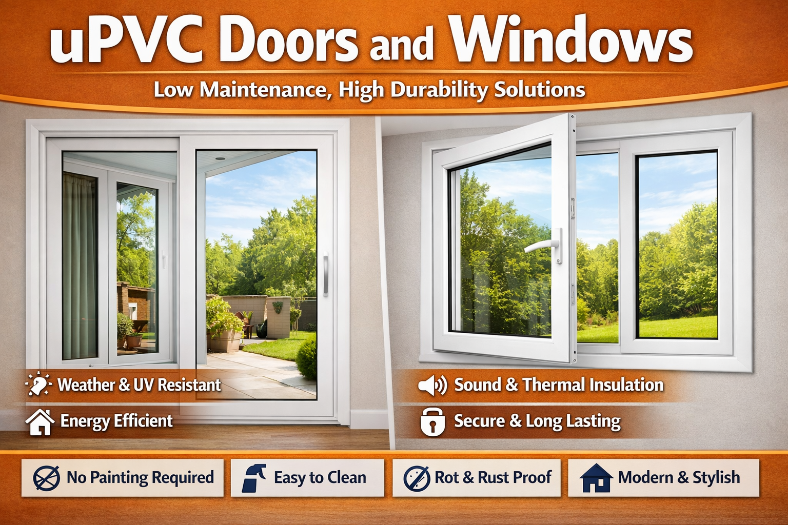 uPVC Doors and Windows vs Traditional Windows: Which Is Better?