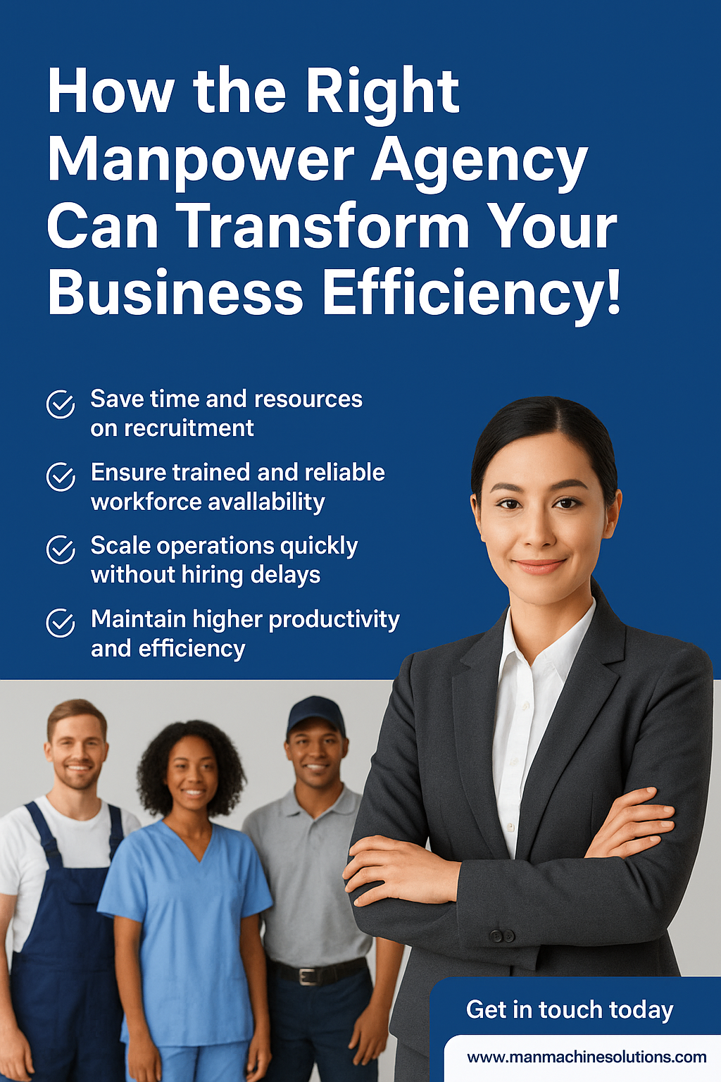 How a Manpower Outsourcing Company Can Help You Cut Costs and Boost Productivity!