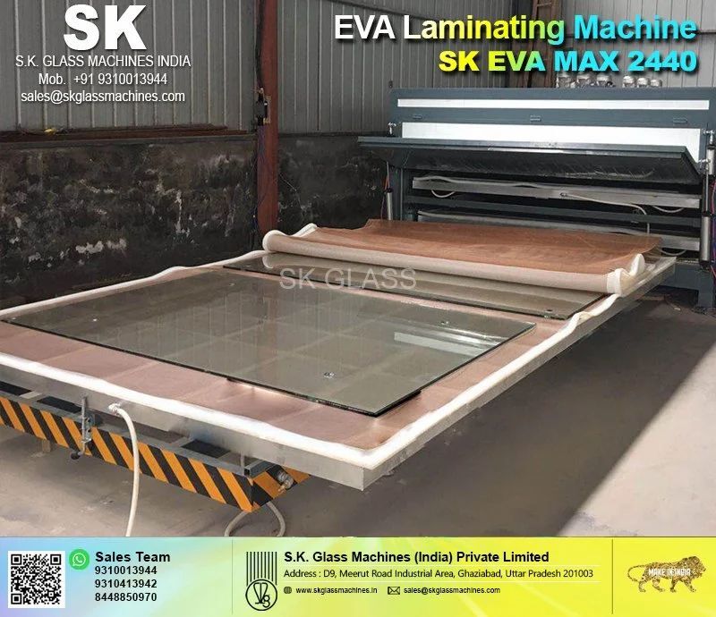 Diesel Eva Glass Lamination Machine Manufacturer Seller in Ghaziabad  M/S MACHINES (INDIA) LTD