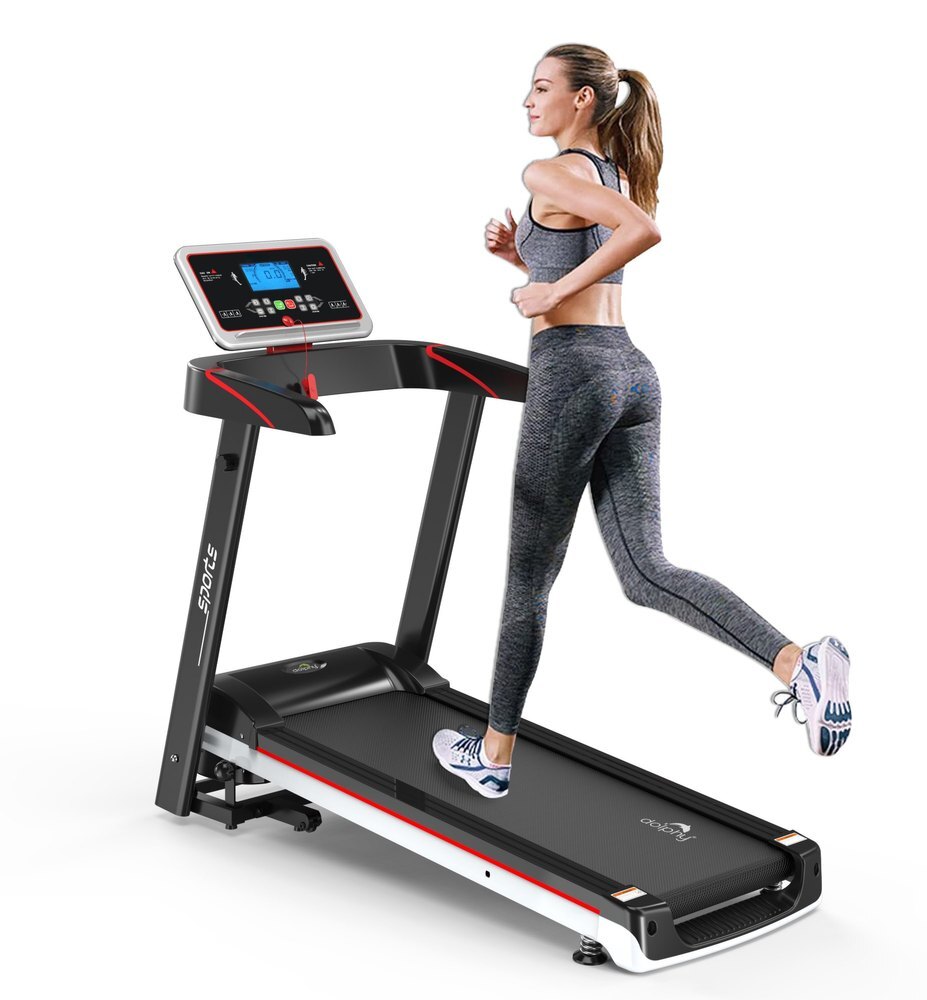 Dolphy hp Motorized Folding Treadmill, For Gym, 1000mm*400mm