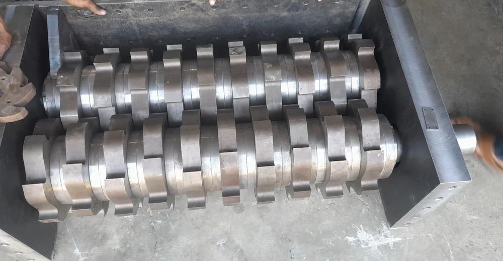 Double Shaft Waste Shredder, Capacity: upto 100 kg/hr Manufacturer