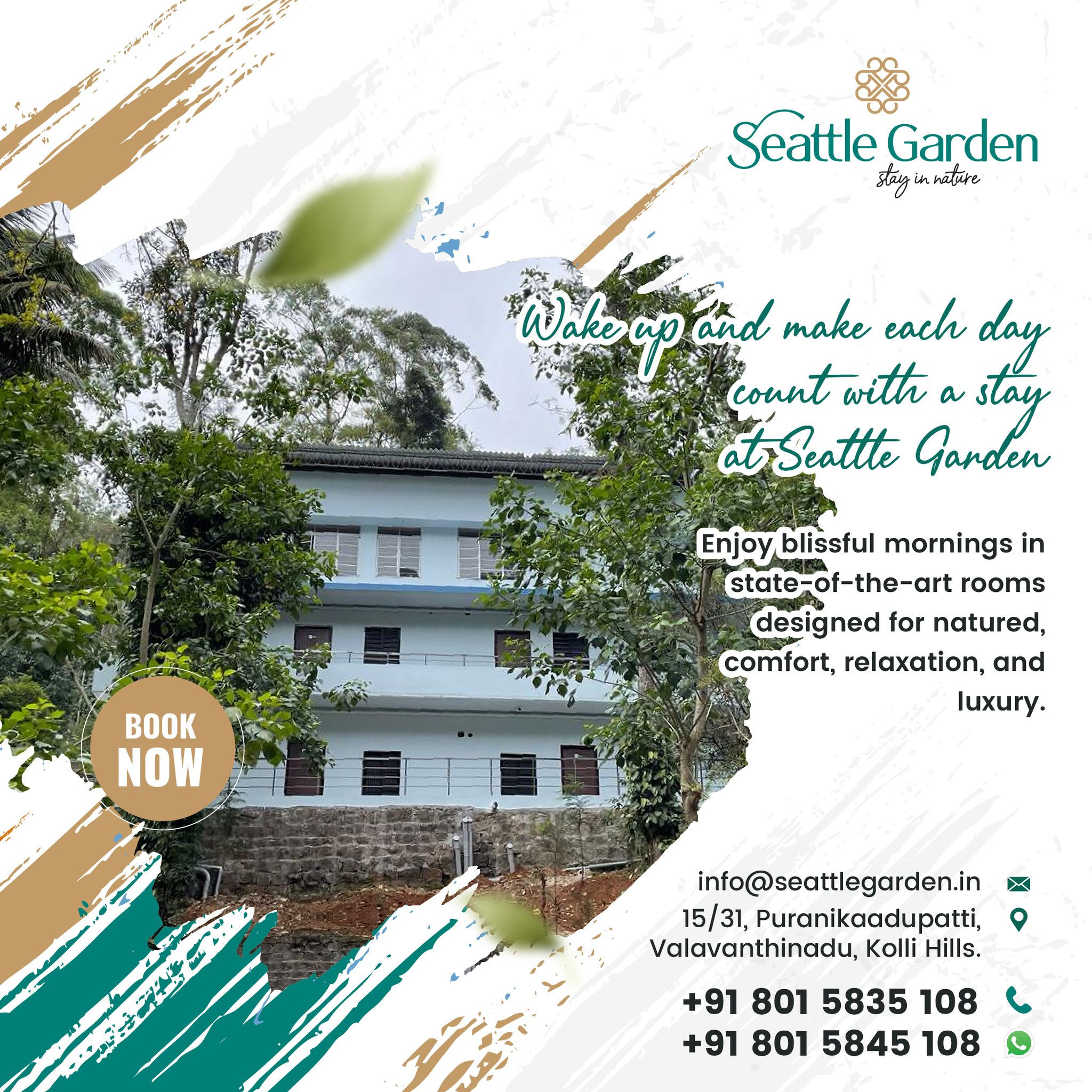 Best resort in Kolli Hills - Seattle Garden