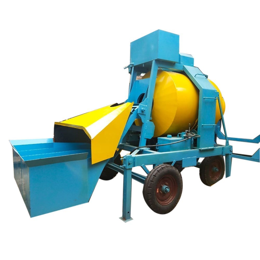 Electric Engine Reversible Drum Concrete Mixer, For Construction, Drum Capacity 1000 L in Delhi
