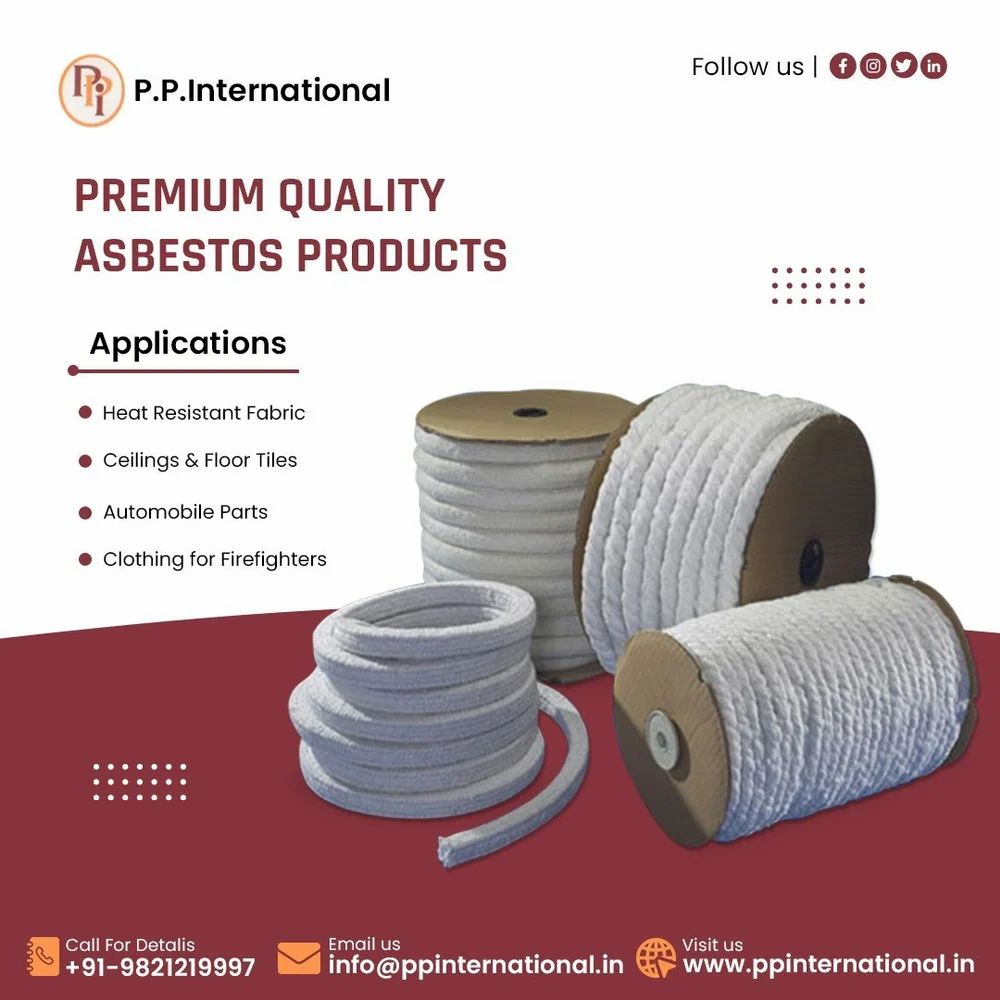 Fiberglass Rope Packing, 51 mm Manufacturer & Seller in Mumbai P. P