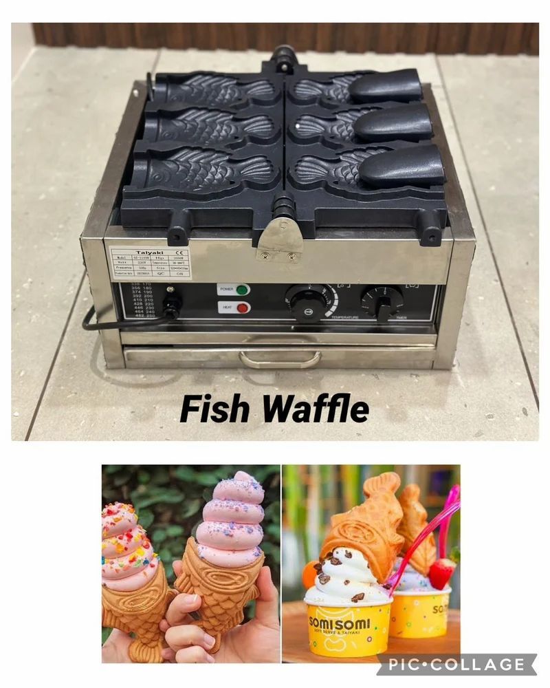 fish ice cream cone maker