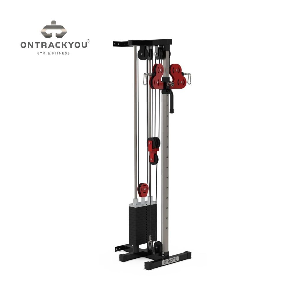 Fitness Wall mount cable cross with 80kg weight stack, Model Name