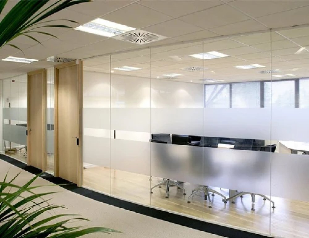 Frameless Glass Partitions, For Office in Bengaluru CHETAN INTERIORS