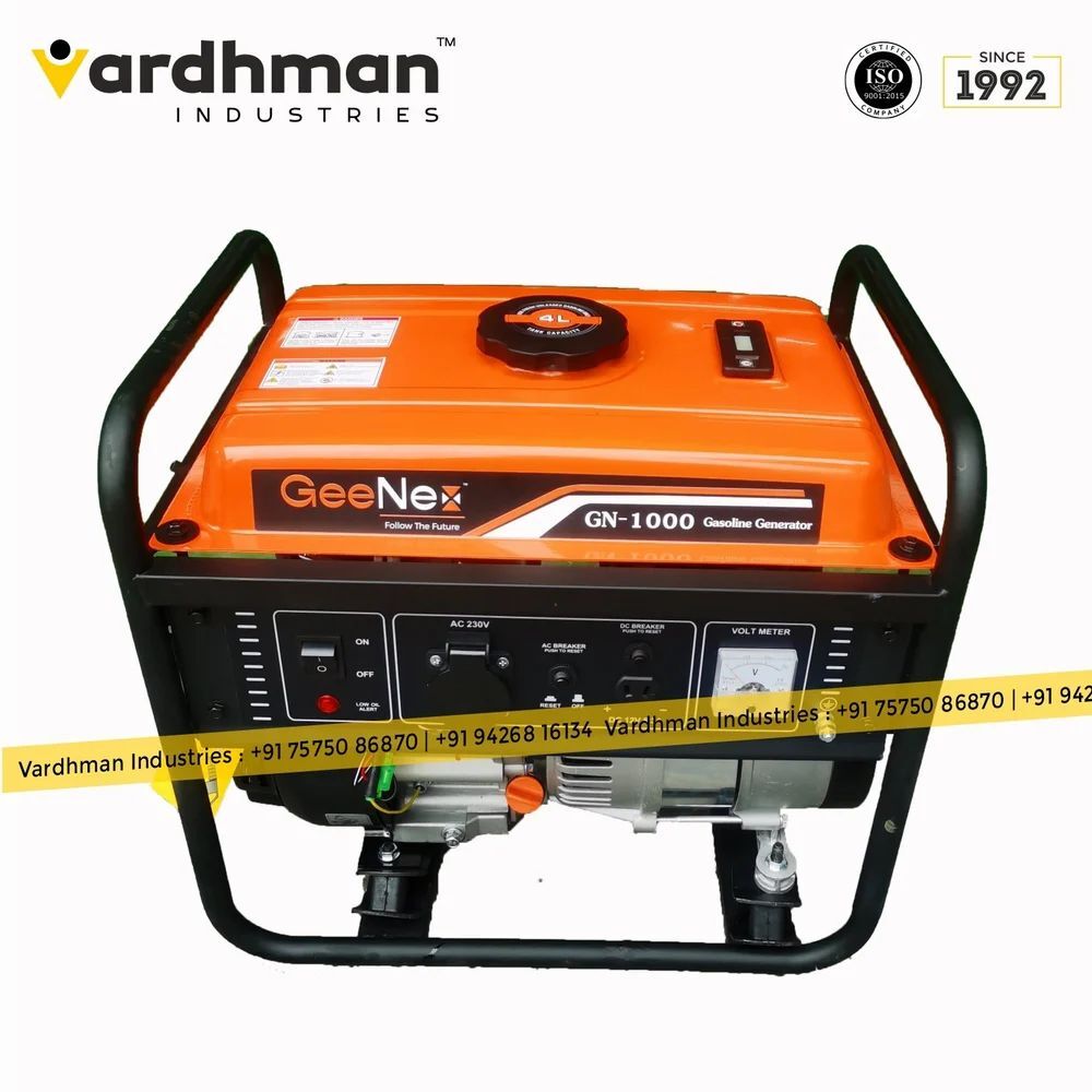 GeeNex Petrol Generator GN-1000 Manufacturer & Seller in RAJKOT