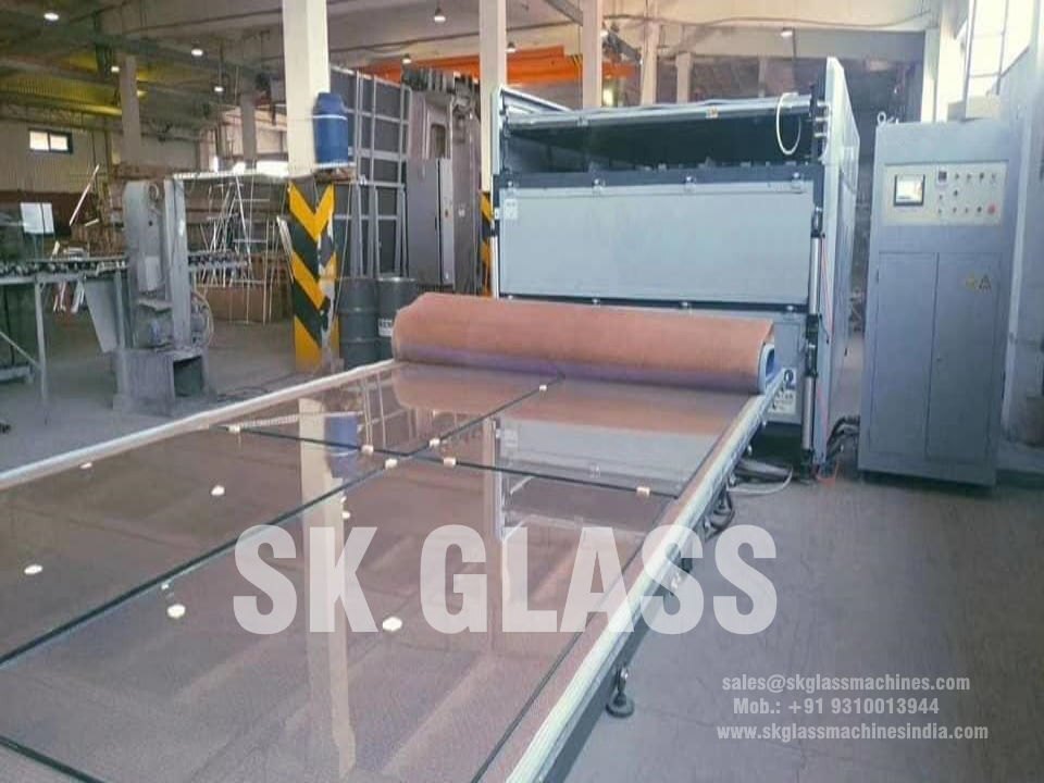 Glass EVA PVB SGP Building Glass Toughened Laminating Machine Manufacturer  Seller in Ghaziabad M/S MACHINES (INDIA) LTD
