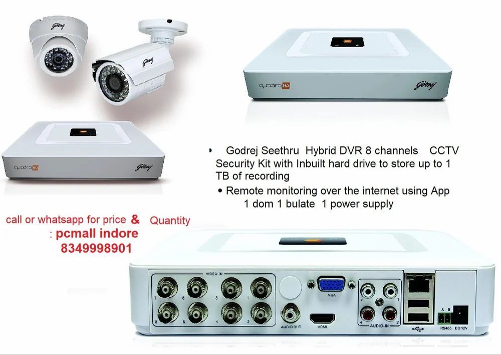 GODREJ DOM BULAT Cctv Ip Camera, Camera Range: 15 to 20 m