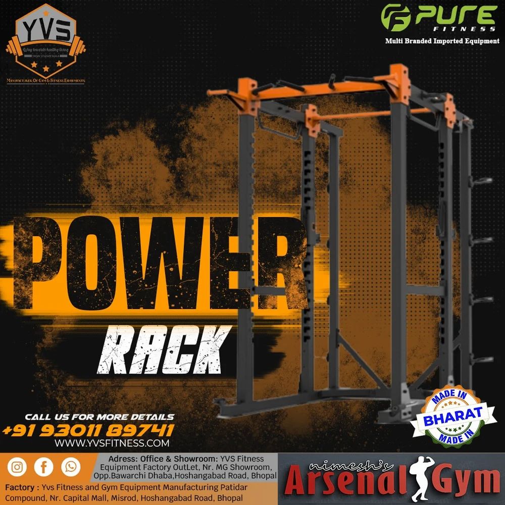 Gym Power Rack Manufacturer & Seller in Bhopal YVS FITNESS AND GYM