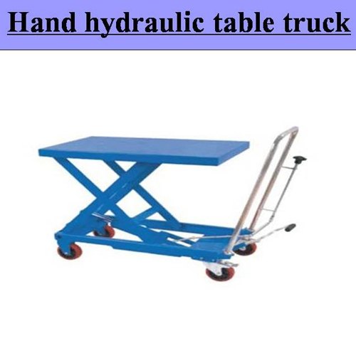 Hand Hydraulic Table Truck Manufacturer & Seller in Latur Dwarkadhish