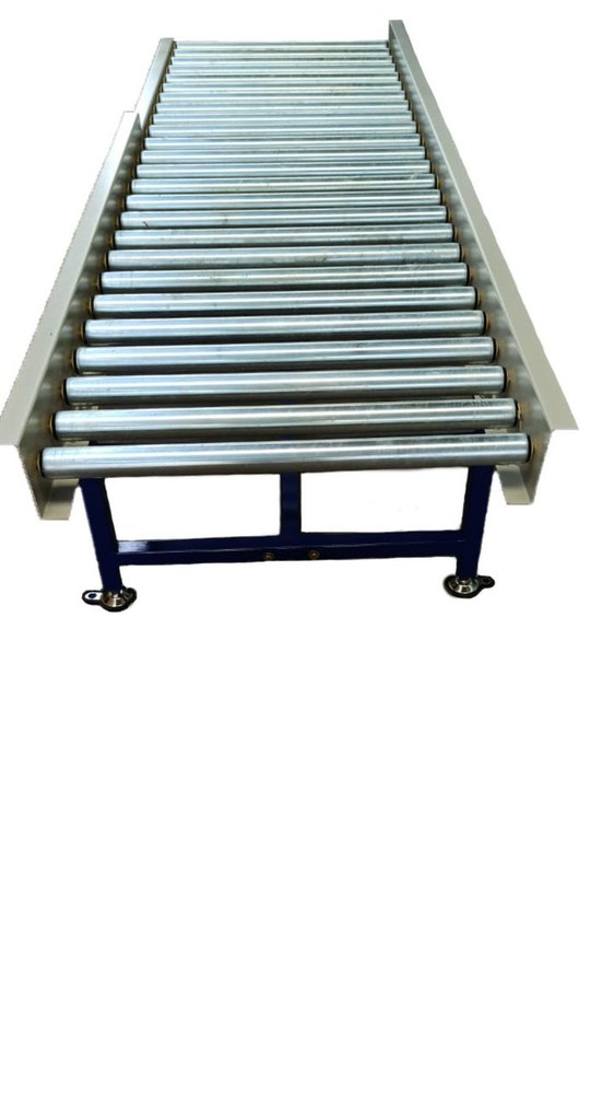 HS Engineers Steel Non Powered Roller Conveyors, Roller Diameter 48