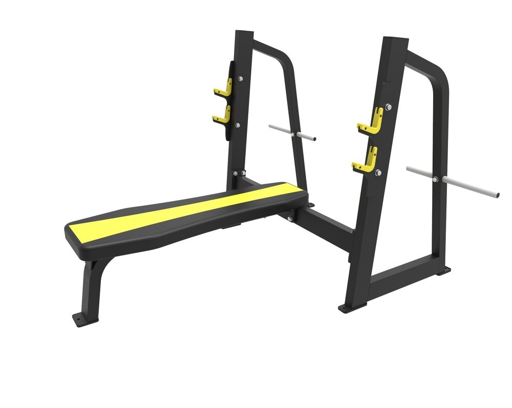 Gym Bench Press Maxx Bench Olympic Flat Bench LIFE FIT Pro Series