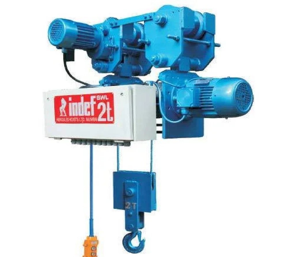 Indef 2 Wire Rope Electric Hoists in Delhi Mach Mill Engineers