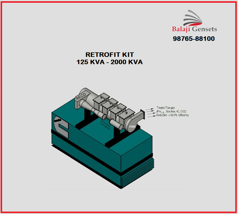 Kirloskar Diesel Generator Retrofitted Emission Control Device For Dg