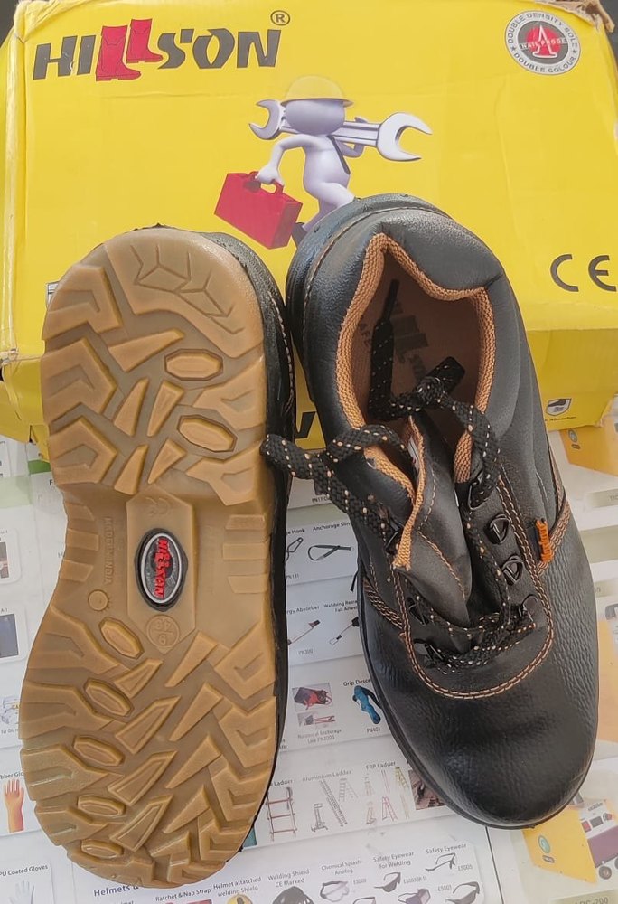 Leather Hillson Safety Shoes Workout in Coimbatore Mashreq Trading Co.