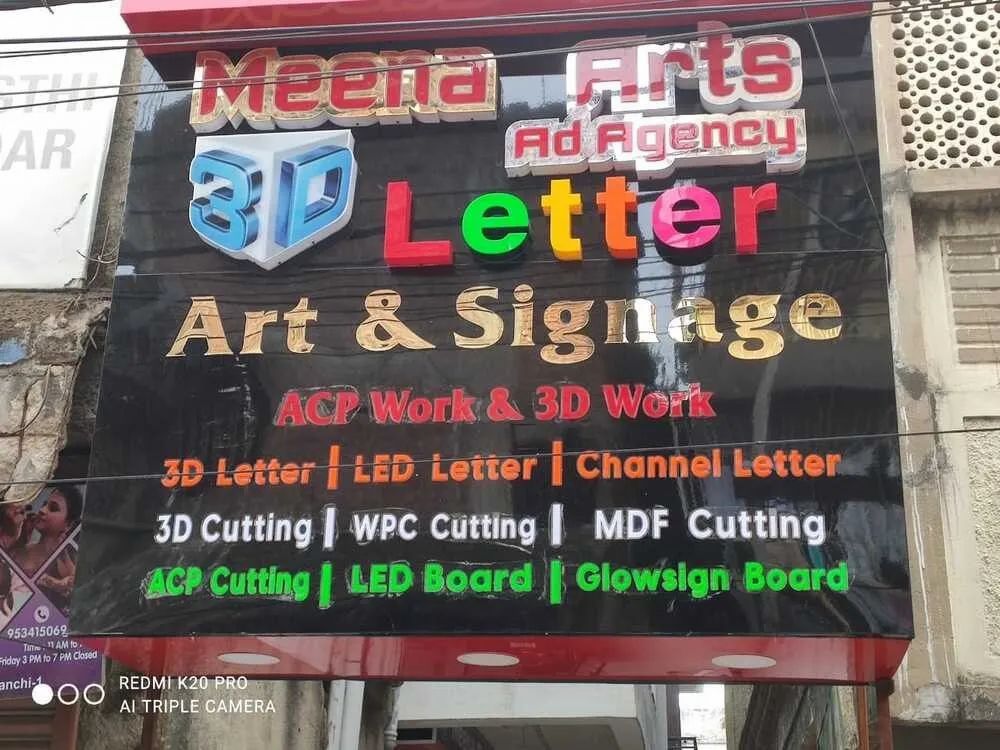 LED Sign Board Manufacturer & Seller in Ranchi Meena Arts