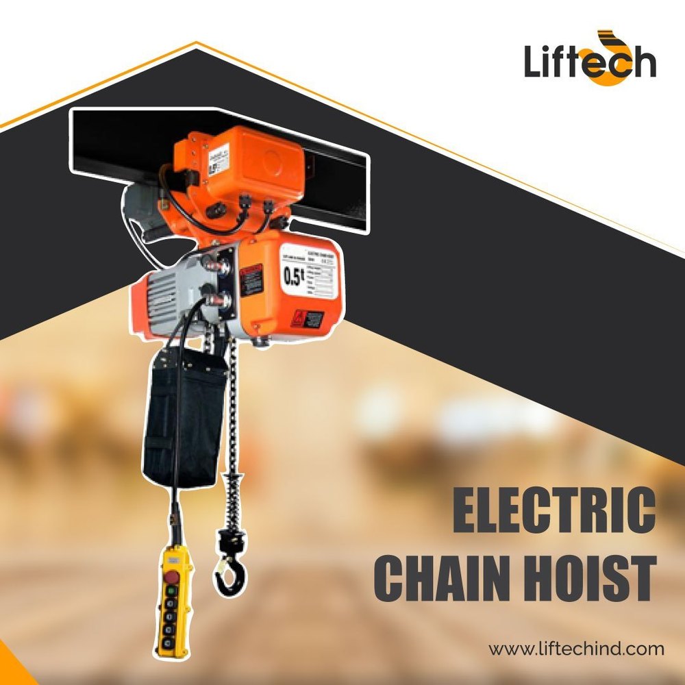 Liftech Electric Chain Hoist, For Industrial, Capacity 5 Ton in Pune