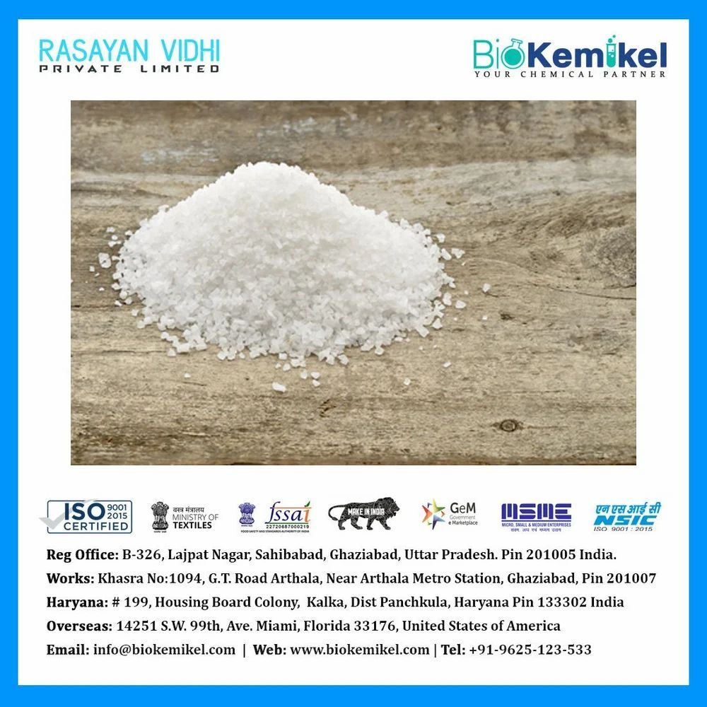 Magnesium Chloride (Food Grade), For Industrial, Packaging Size 50 Kg