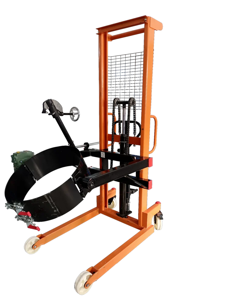 Manual Drum Lifter Cum Tilter 400 kg in Sonipat TECHMACHI INDIA LLP