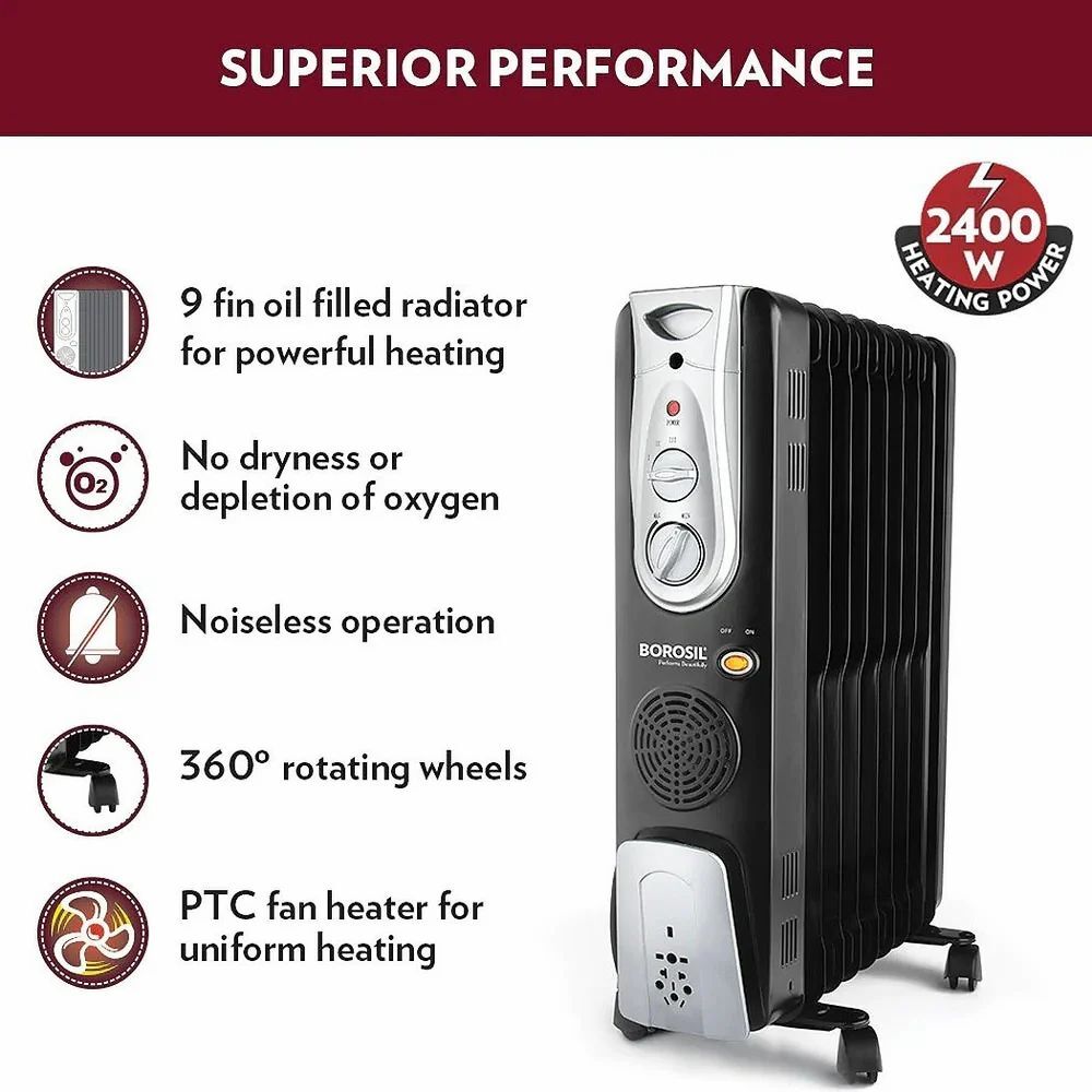 Heat Convector V Guard Electric Room Heater Fan Heater Sunflame