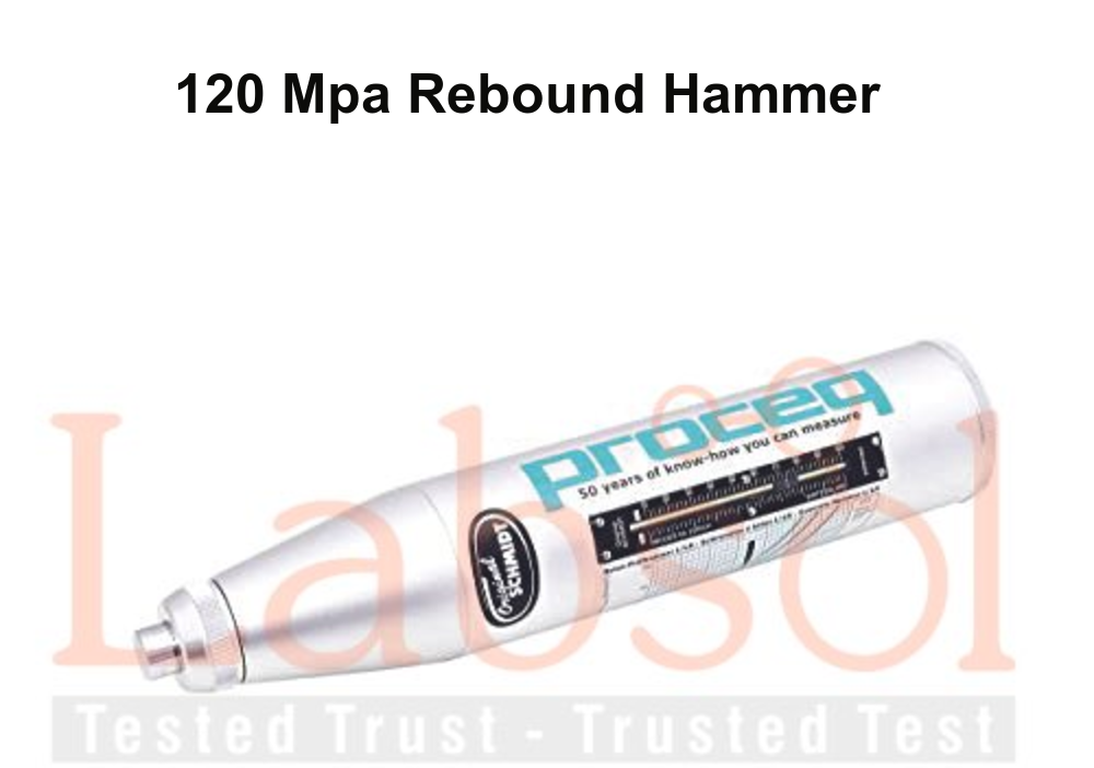 Mild Steel 120 Mpa Rebound Hammer, Size 20 X 10 X 10 Centimeters