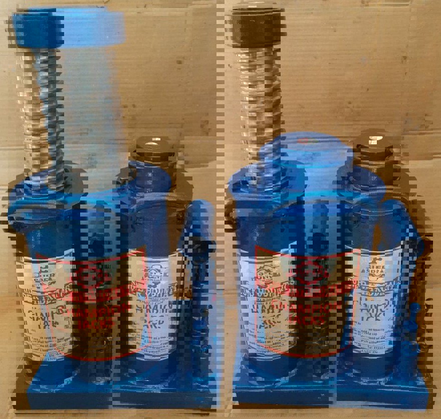 Mild Steel Bottle Type Champion Jacks 90 Ton Blue Heavy Duty Jack