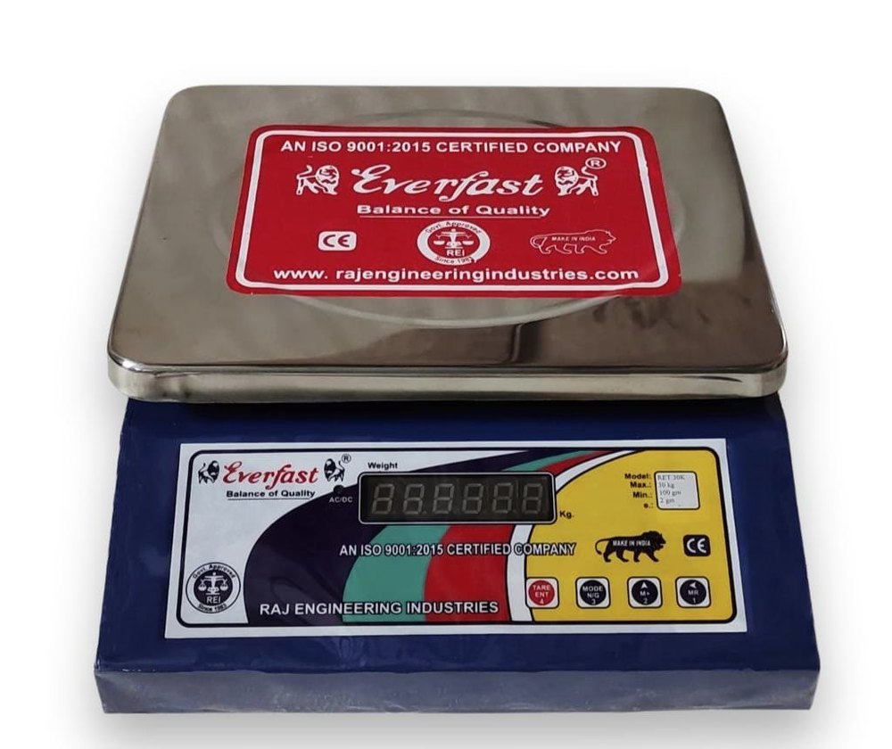 Mild Steel M.S Body Table Top Scale, Model Name/Number Ret30k MS Big