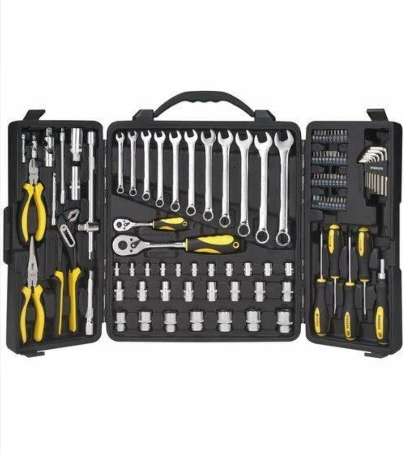 Mild Steel Stanley 110 Pieces Multi-Tool Set, For Industrial and