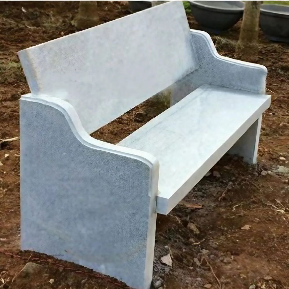Modern Seater Natural Stone Garden Bench, With Back, Size: 1500mm X 620mm  (lx W) Price in Ramakrishna Nager, Telangana – ₹10,500 Royal tiles snd
