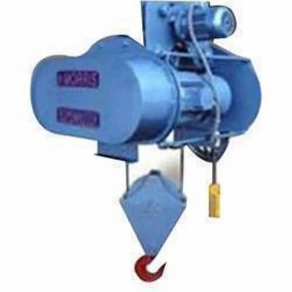Morris Electric Wire Rope Hoist With Hand Geared Travelling Trolley
