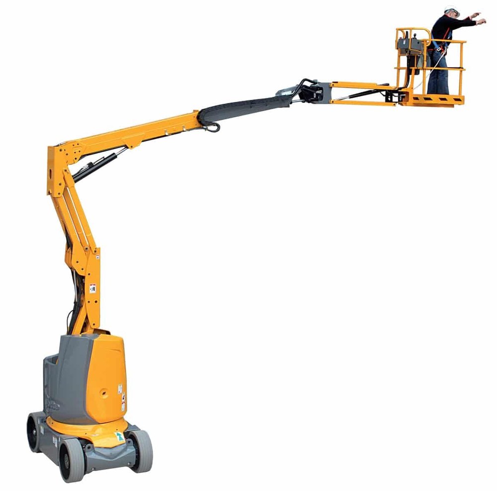 Movable Electric Articulated Boom Lift, Max Height 4060 feet