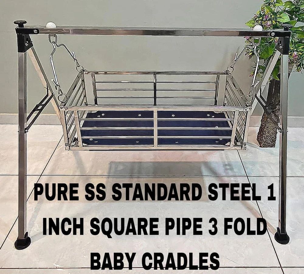Swing Cradle Steel Jhula For Baby Baby Jhula Stainless Steel Baby