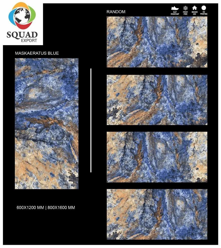 Multicolor Glossy Vitrified Tiles, Thickness: 10 12 Mm, Size